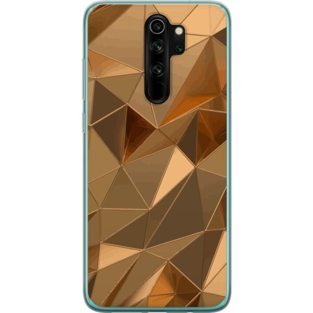 Mobile case for Xiaomi Redmi Note 8 Pro  with 3D Gold design