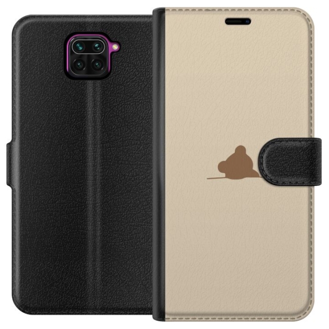 Wallet case for Xiaomi Redmi Note 9 with Nalle design