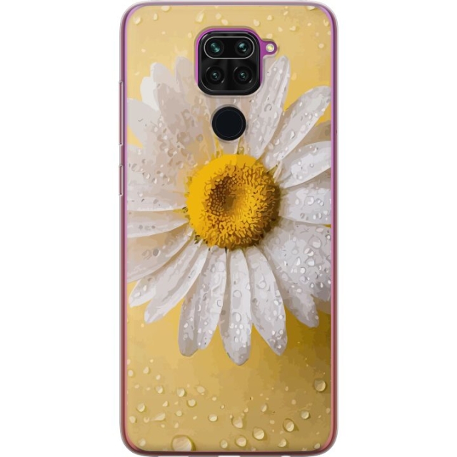 Mobile case for Xiaomi Redmi Note 9 with Porslinsblomma design