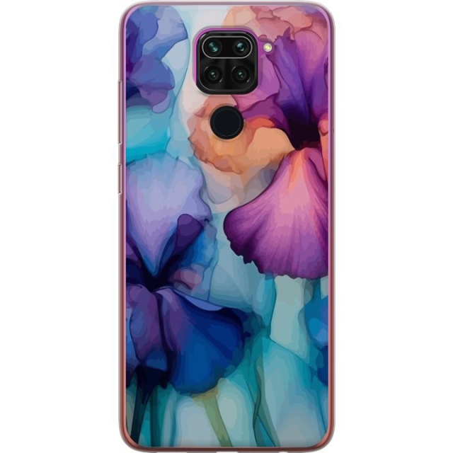 Mobile case for Xiaomi Redmi Note 9 with Magical flowers design