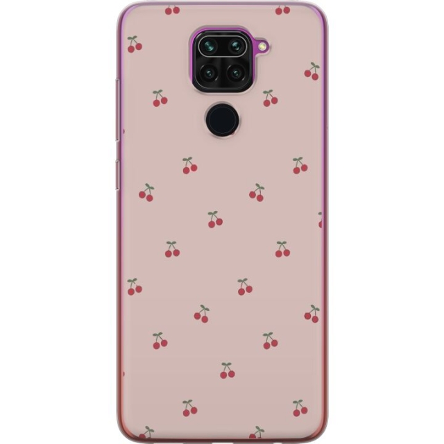 Mobile case for Xiaomi Redmi Note 9 with Cherry design