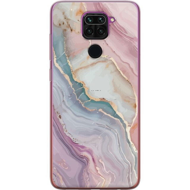 Mobile case for Xiaomi Redmi Note 9 with Marble design