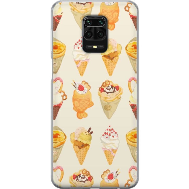 Mobile case for Xiaomi Redmi Note 9S with Glassy design