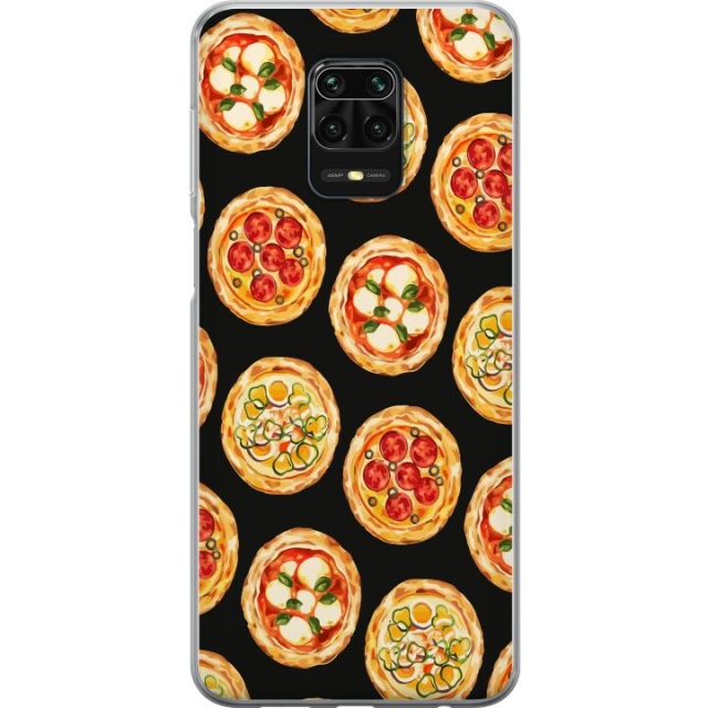Mobile case for Xiaomi Redmi Note 9S with Pizza design