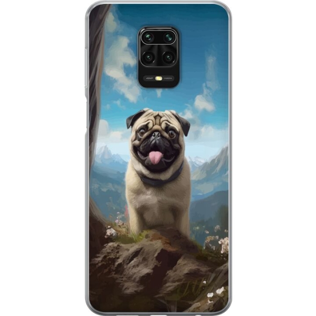 Mobile case for Xiaomi Redmi Note 9S with Happy Dog design
