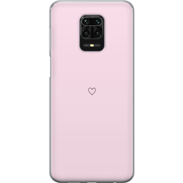 Mobile case for Xiaomi Redmi Note 9S with Heart design
