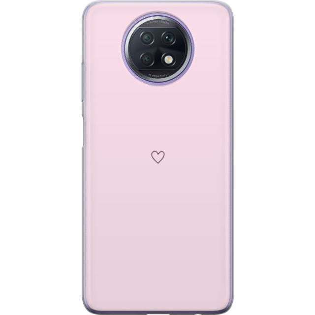 Mobile case for Xiaomi Redmi Note 9T with Heart design