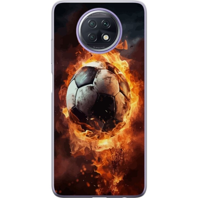Mobile case for Xiaomi Redmi Note 9T with Football design