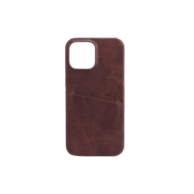 Onsala Mobile Cover Brown with Cardpocket iPhone 13 Pro Max