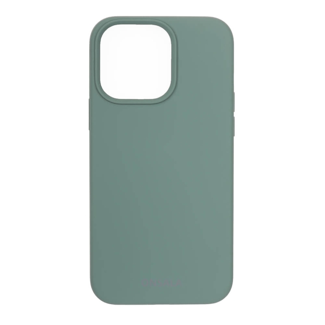 Onsala Phone Case Silicone Pine Green - iPhone 13 Pro