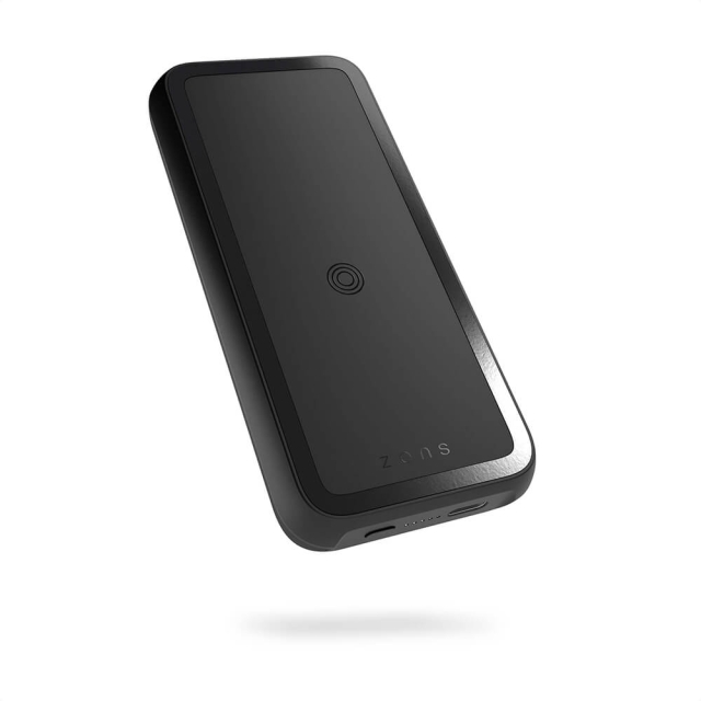 Zens Magnetic Qi Powerbank One Side QI 10000mAh Black