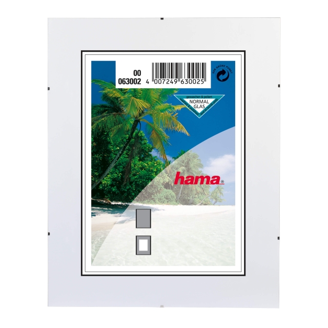 Hama Fix, Frameless Picture H older, normal glass, 10,5 x 15
