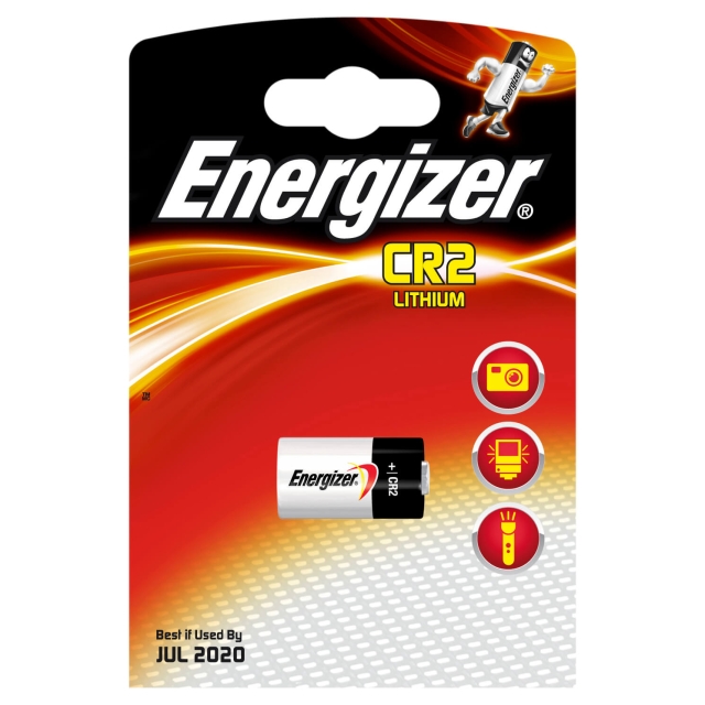 Energizer Lithium Photo Battery CR2, Si lver
