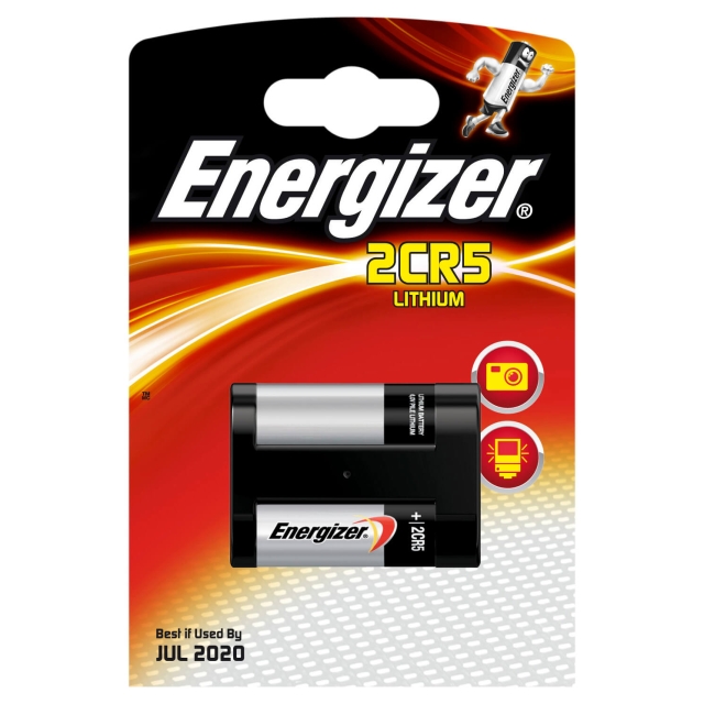 Energizer Photo Lithium Battery 2CR5, S ilver