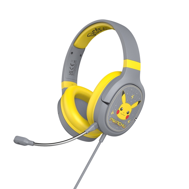 Pokémon Pikachu Gaming Headphone/Headset, Over-Ear, Boom Mic