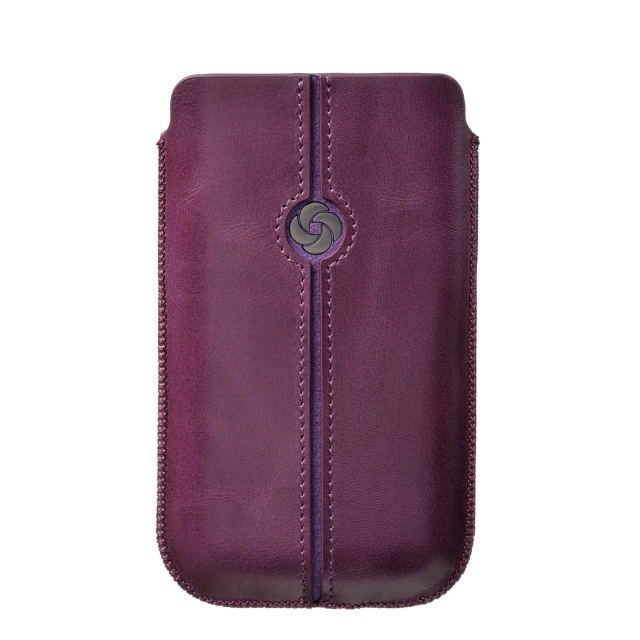Samsonite Mobile Bag Dezir Leather Medium Purple