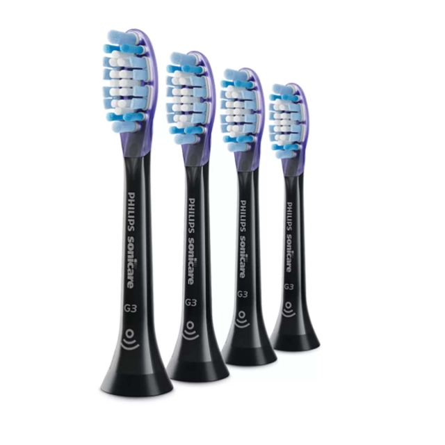 HX9054/33 Replacement Brush G3 Premium Gum Care 4-pack Black