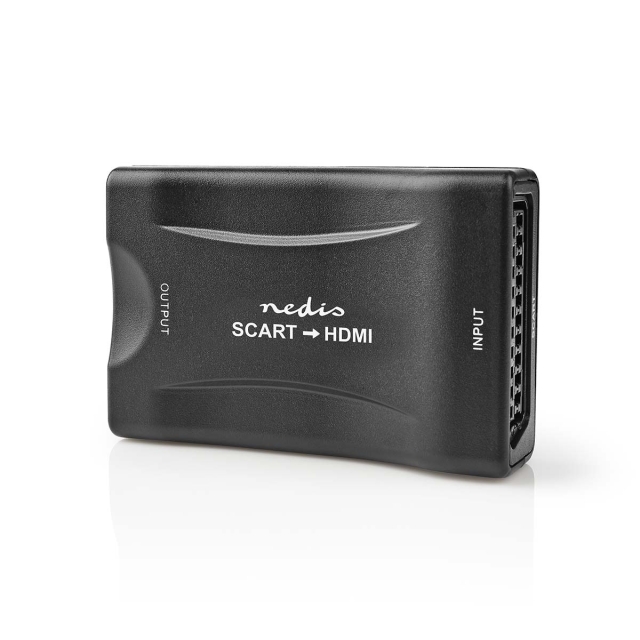 Nedis HDMI™ Converter | SCART Female | 1x HDMI™ Output | 1-way | 1080p | 1.2 Gbps | ABS | Black