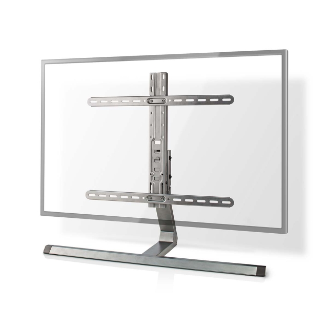 Nedis Full Motion TV Stand | 37 - 75 " | Maximum supported screen weight: 40 kg | Tiltable | Rotatable | Adjustable pre-fixed heights | Aluminium / Steel | Grey