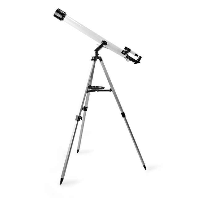 Nedis Telescope | Aperture: 50 mm | Focal length: 600 mm | Finderscope: 5 x 24 | Maximum working height: 125 cm | Tripod | Black / White