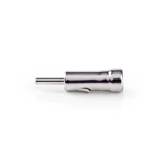 Nedis Car Antenna Connector | Straight | Male | Copper | 50 Ohm | Push on | Metal | Silver | 10 pcs | Envelope