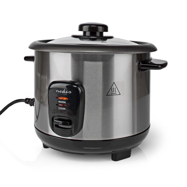Nedis Rice Cooker | 1 l | 400 W | Non stick coating | Removable bowl | Auto shut-off
