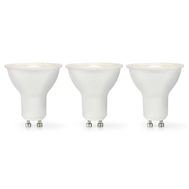 Nedis LED Bulb GU10 | Spot | 4.5 W | 345 lm | 2700 K | Dimmable | Warm White | Retro Style | 3 pcs