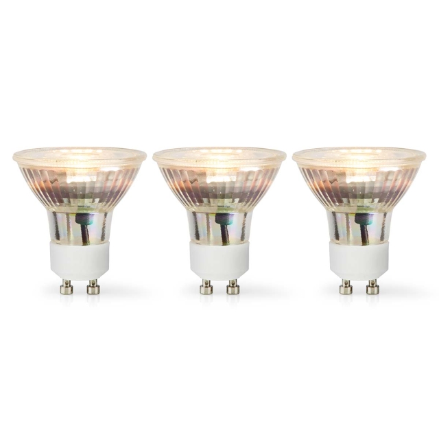 Nedis LED Bulb GU10 | Spot | 4.5 W | 345 lm | 2700 K | Warm White | Retro Style | 3 pcs