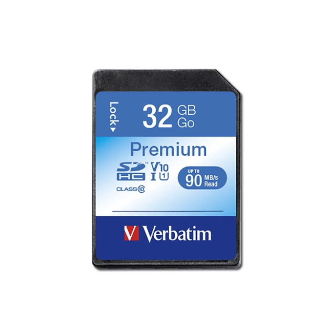 Premium U1 SDHC Memory Card Class 10 32GB