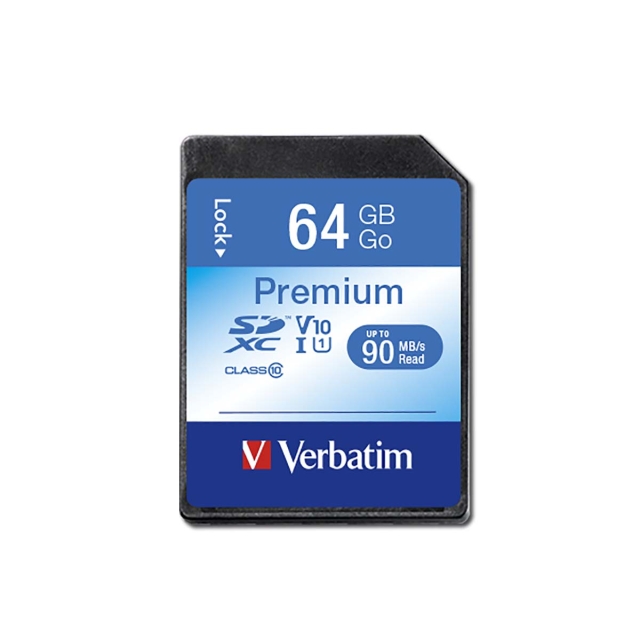 Premium U1 SDXC Memory Card Class 10 64GB