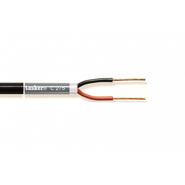 Tasker Speaker Cable on Reel 2x 1.50 mm² 100 m Black