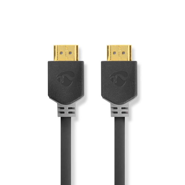 Nedis High Speed HDMI™ Cable with Ethernet | HDMI™ Connector | HDMI™ Connector | 4K@60Hz | ARC | 18 Gbps | 3.00 m | Round | PVC | Anthracite | Box