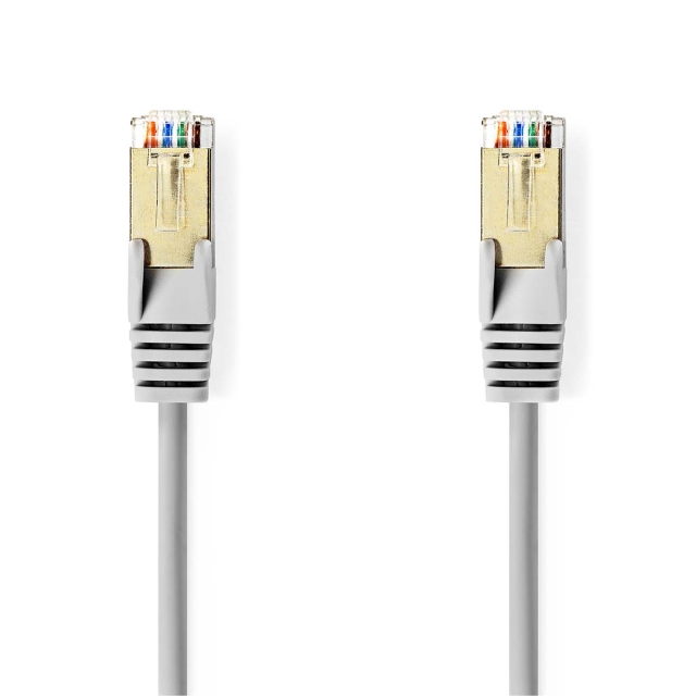 Nedis CAT5e Cable | SF/UTP | RJ45 Male | RJ45 Male | 5.00 m | Round | PVC | Grey | Envelope