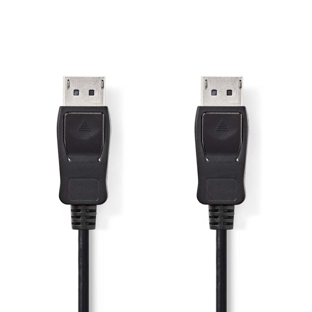 Nedis DisplayPort Cable | DisplayPort Male | DisplayPort Male | 4K@60Hz | Gold Plated | 3.00 m | Round | PVC | Black | Box