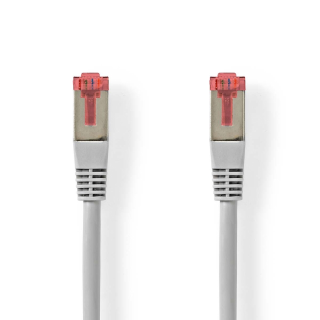 CAT6 Cable | RJ45 Male | RJ45 Male | S/FTP | 30.0 m | Round | PVC | Grey | Tag