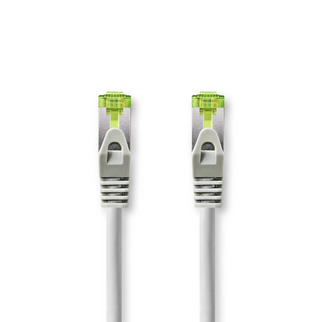 Nedis CAT7 Cable | S/FTP | RJ45 Male | RJ45 Male | 1.00 m | Round | LSZH | Grey | Box