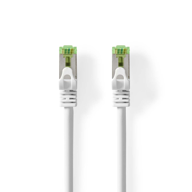 Nedis CAT7 Cable | S/FTP | RJ45 Male | RJ45 Male | 0.50 m | Round | LSZH | White | Box