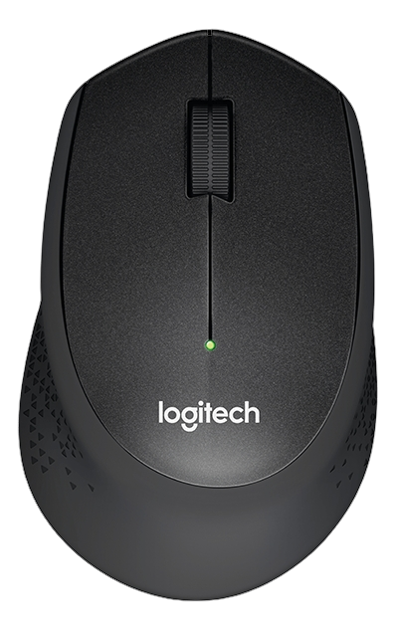 Logitech M330 Silent Wireless Mouse - Black