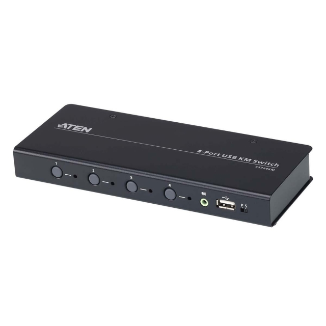 4-port USB Boundless KVM™ Switch (Cables included)