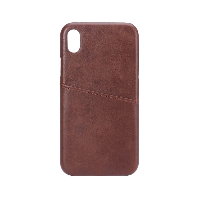 Onsala Mobilecover Brown iPhone XR Creditcard Pocket