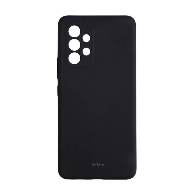 Onsala Phone Case Silicone Black - Samsung A53