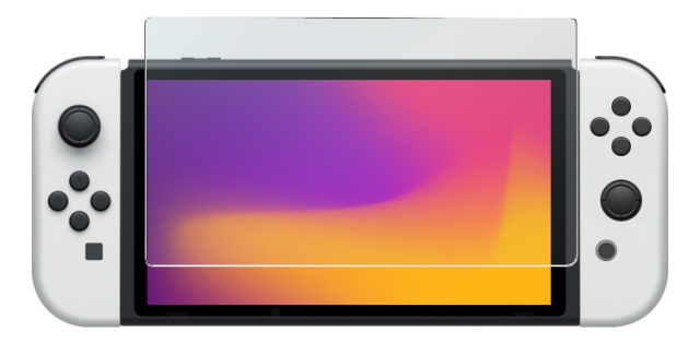 DELTACO GAMING screen protector, Nintendo Switch 7" OLED, 0.33 mm, 9H