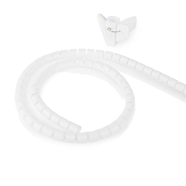 Nedis Cable Management | Spiral Sleeve | 1 pcs | Maximum cable thickness: 16 mm | PE | White