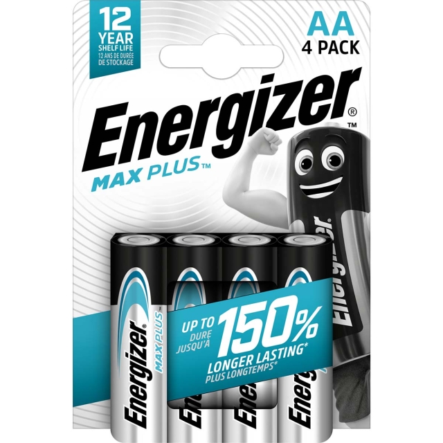 Energizer Alkaline Battery AA | 1.5 V DC | 4-Blister