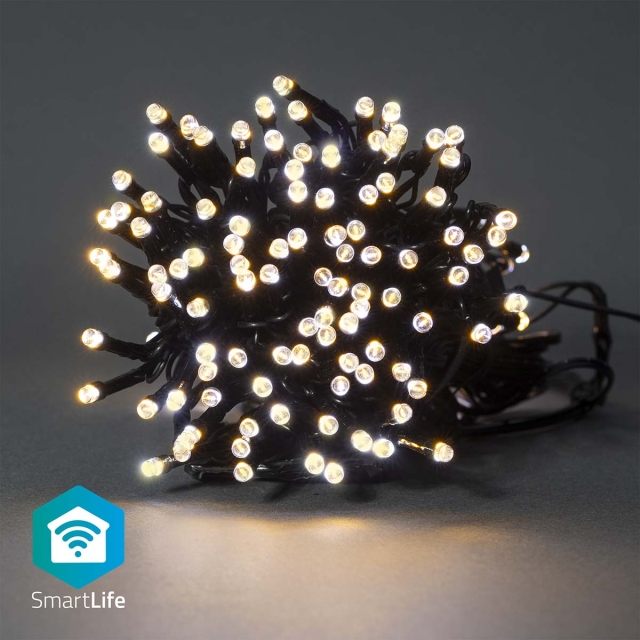 Nedis Smart Christmas lights | Wi-Fi | Warm White | 200 LED