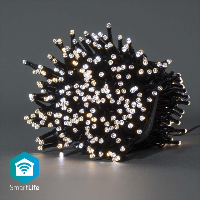 Nedis Smart Christmas lights | Wi-Fi | Warm to Cool White | 400 LED