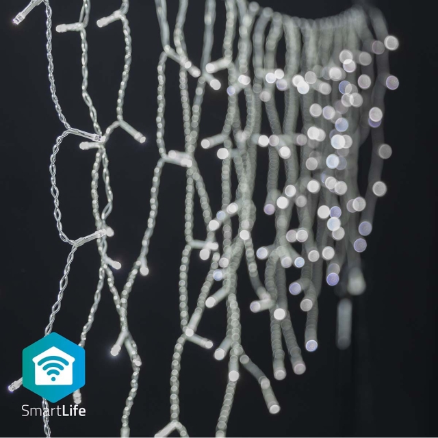 Nedis Smart Christmas lights | Wi-Fi | Cool White | 400 LED