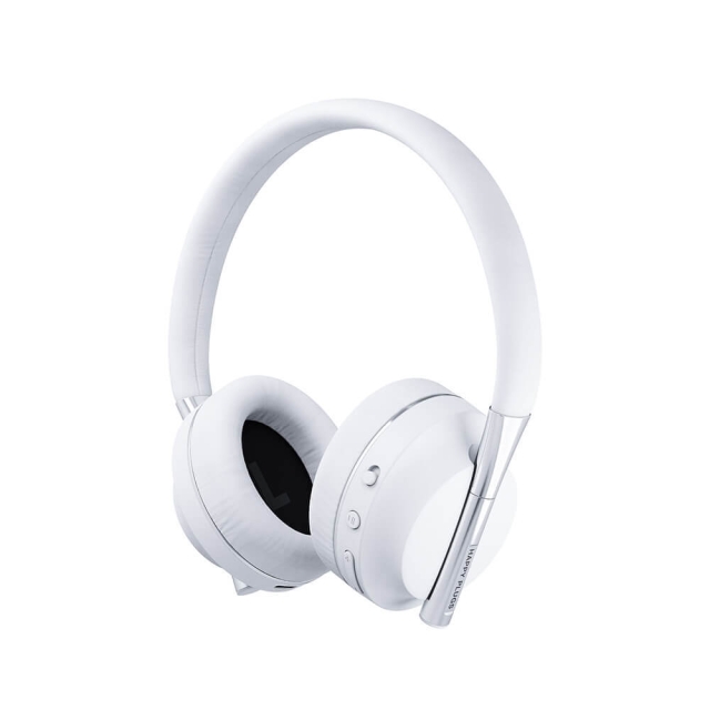 Happy Plugs Play Headphone Over-Ear 85dB Wireless White