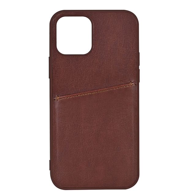 Buffalo Phone Case PU 1 Card iPhone 13 Mini Brown