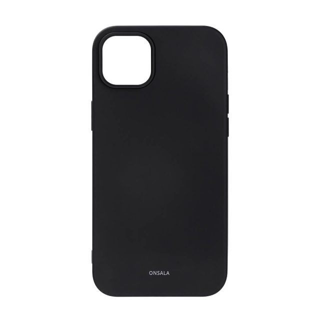 Onsala Phone Case Silicone Black - iPhone 14 Plus